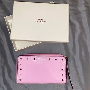 Coach Pink Wristlet